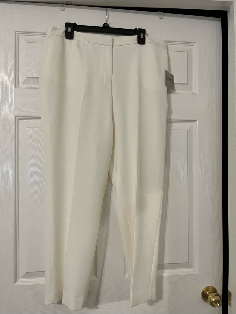 Kasper Vanilla Ice Straight-Leg Trousers size 14 Ladies